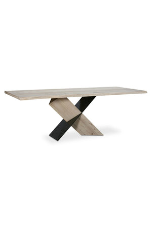   Modern European furniture - White Waxed Oak Dining Table - www.oroa.com | Oroa.com