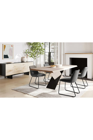   Modern European furniture - White Waxed Oak Dining Table - www.oroa.com | Oroa.com