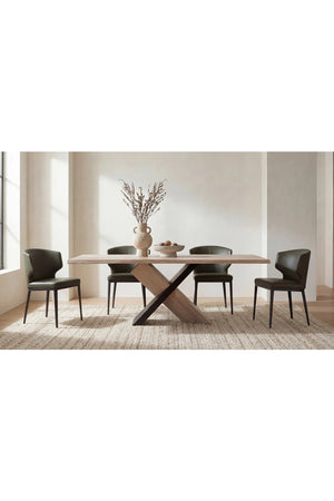   Modern European furniture - White Waxed Oak Dining Table - www.oroa.com | Oroa.com