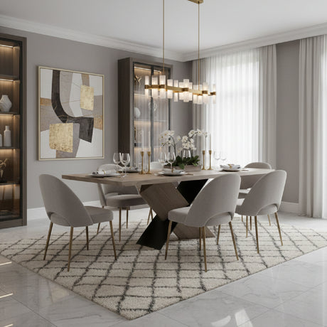   Modern European furniture - White Waxed Oak Dining Table - www.oroa.com | Oroa.com