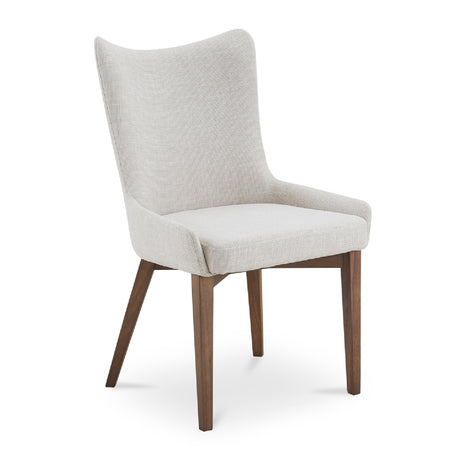   Modern European furniture - Beige Curved High-back Dining Chair - www.oroa.com | Oroa.com