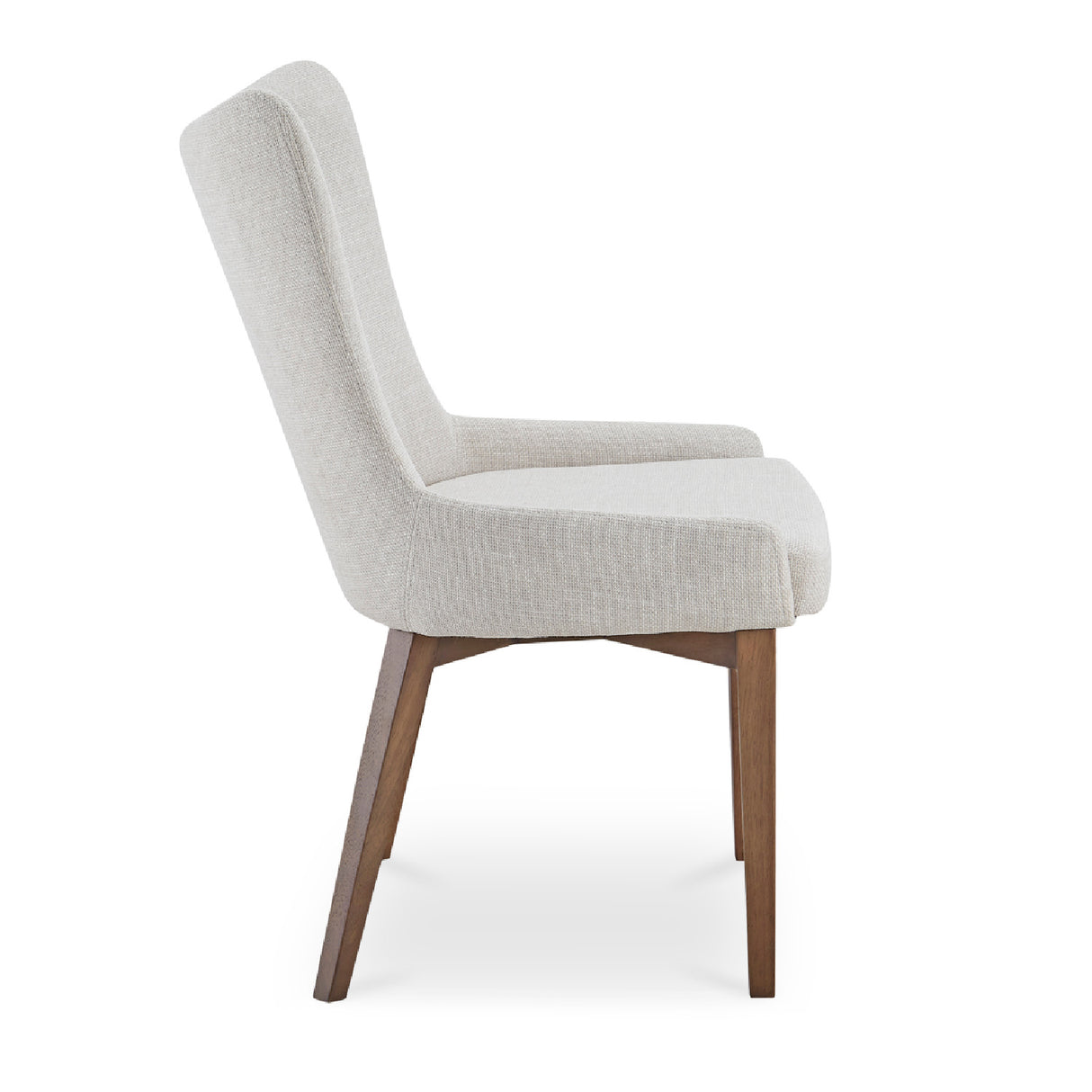  Modern European furniture - Beige Curved High-back Dining Chair - www.oroa.com | Oroa.com