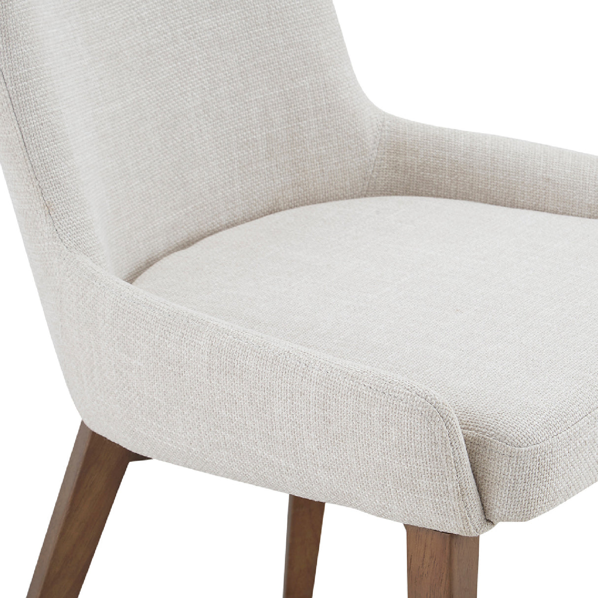   Modern European furniture - Beige Curved High-back Dining Chair - www.oroa.com | Oroa.com