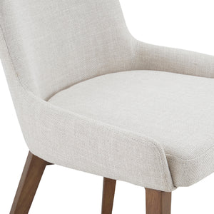   Modern European furniture - Beige Curved High-back Dining Chair - www.oroa.com | Oroa.com