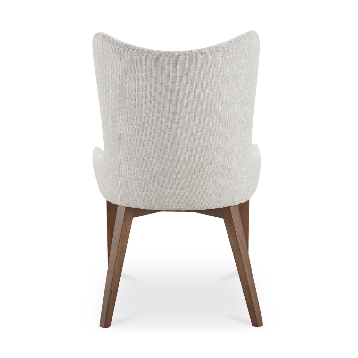   Modern European furniture - Beige Curved High-back Dining Chair - www.oroa.com | Oroa.com