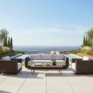   Modern European furniture - Wicker Framed Indoor/Outdoor Sofa - www.oroa.com | Oroa.com