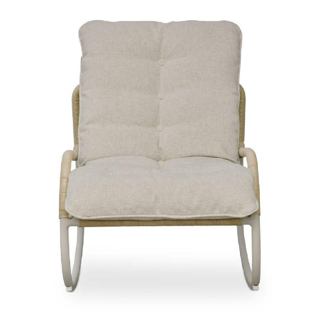 Modern European furniture - Minimalist Outdoor Wicker Rocking Chair - www.oroa.com