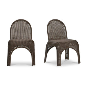   Modern European furniture - Classic Wicker Outdoor Dining Chairs (2) - www.oroa.com | Oroa.com