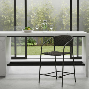   Modern European furniture - Basketweave Outdoor Counter Chair - www.oroa.com | Oroa.com
