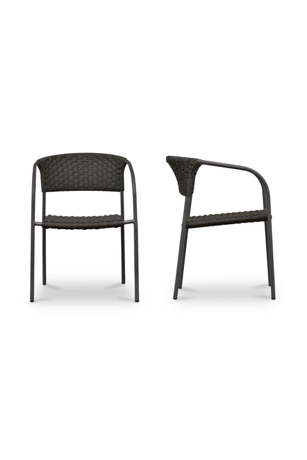   Modern European furniture - Basketweave Outdoor Dining Chairs (2) - www.oroa.com | Oroa.com
