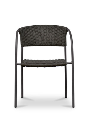   Modern European furniture - Basketweave Outdoor Dining Chairs (2) - www.oroa.com | Oroa.com