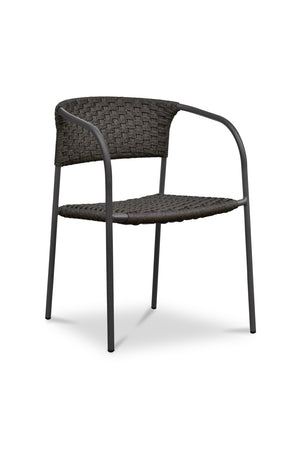   Modern European furniture - Basketweave Outdoor Dining Chairs (2) - www.oroa.com | Oroa.com