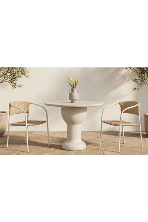   Modern European furniture - Basketweave Outdoor Dining Chairs (2) - www.oroa.com | Oroa.com