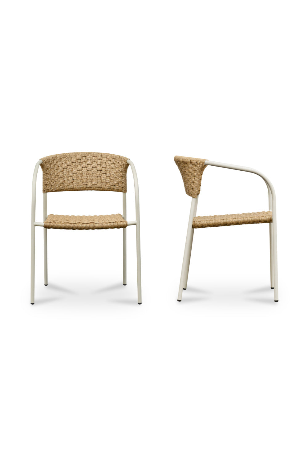  Modern European furniture - Basketweave Outdoor Dining Chairs (2) - www.oroa.com | Oroa.com