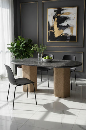   Modern European furniture - Jute-Wrapped Base Dining Table - www.oroa.com | Oroa.com