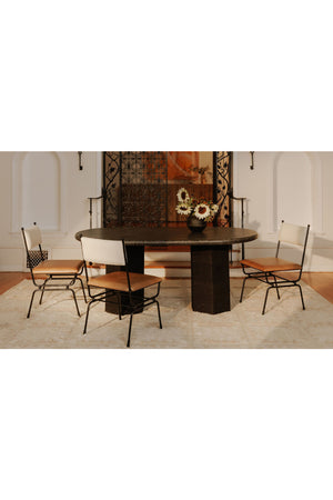   Modern European furniture - Jute-Wrapped Base Dining Table - www.oroa.com | Oroa.com