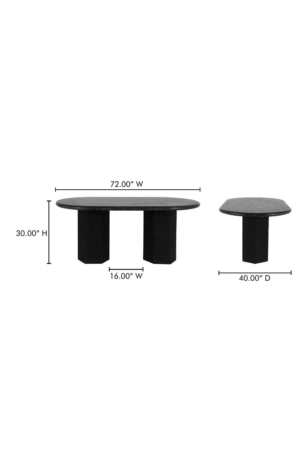   Modern European furniture - Jute-Wrapped Base Dining Table - www.oroa.com | Oroa.com