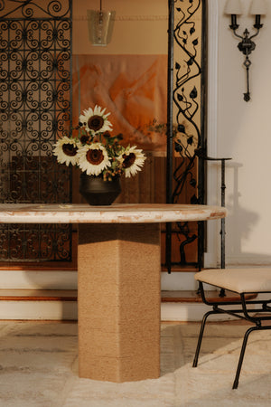   Modern European furniture - Jute-Wrapped Base Dining Table - www.oroa.com | Oroa.com