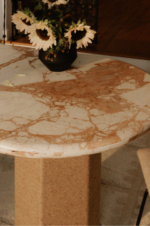   Modern European furniture - Jute-Wrapped Base Dining Table - www.oroa.com | Oroa.com