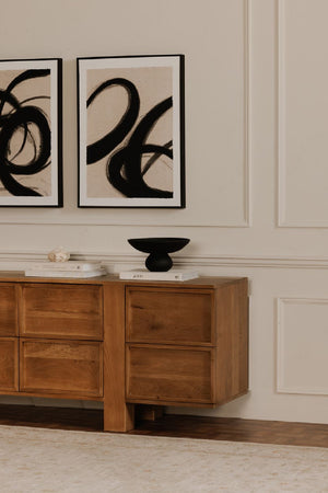   Modern European furniture - Black Terracotta Decorative Bowl- www.oroa.com | Oroa.com