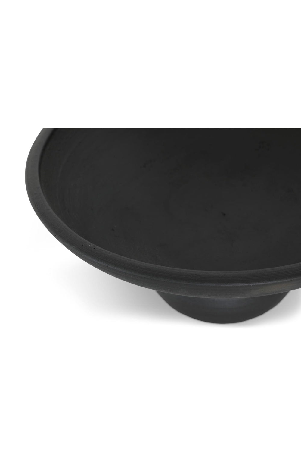   Modern European furniture - Black Terracotta Decorative Bowl- www.oroa.com | Oroa.com