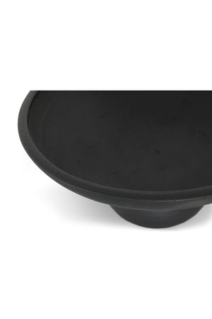   Modern European furniture - Black Terracotta Decorative Bowl- www.oroa.com | Oroa.com
