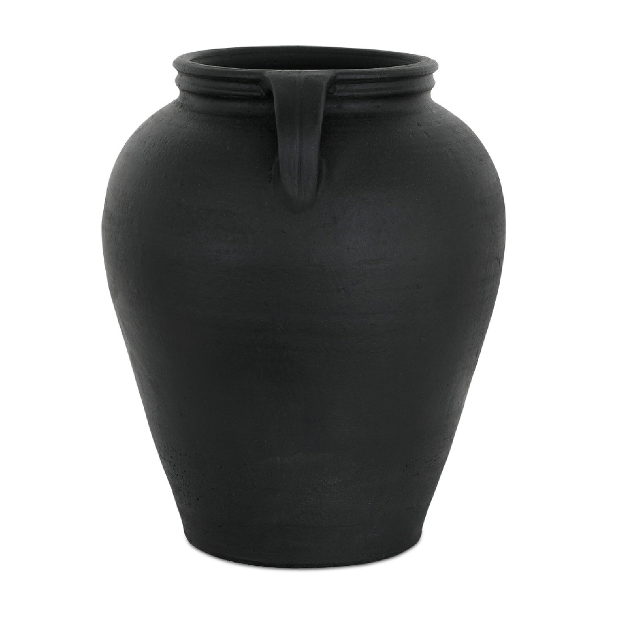   Modern European furniture - Black Terracotta Vase - www.oroa.com | Oroa.com