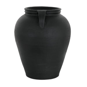   Modern European furniture - Black Terracotta Vase - www.oroa.com | Oroa.com