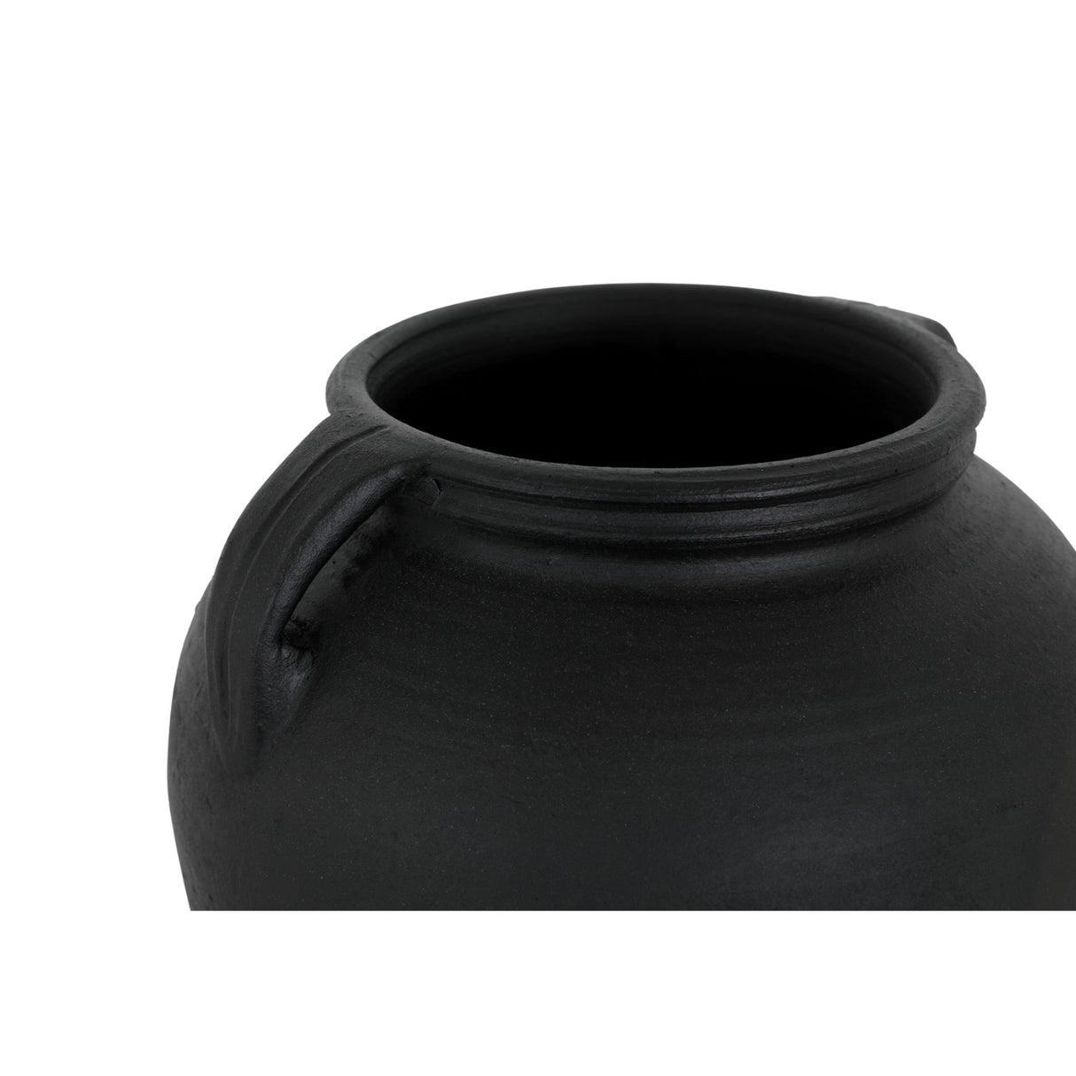   Modern European furniture - Black Terracotta Vase - www.oroa.com | Oroa.com