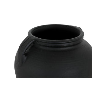   Modern European furniture - Black Terracotta Vase - www.oroa.com | Oroa.com