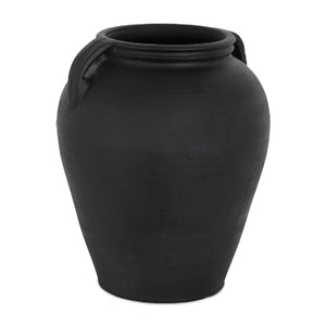   Modern European furniture - Black Terracotta Vase - www.oroa.com | Oroa.com