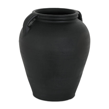   Modern European furniture - Black Terracotta Vase - www.oroa.com | Oroa.com