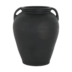   Modern European furniture - Black Terracotta Vase - www.oroa.com | Oroa.com