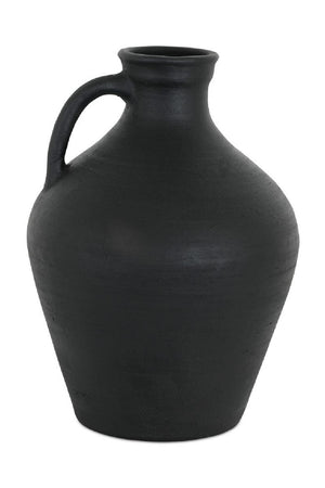   Modern European furniture - Black Terracotta Vase - www.oroa.com | Oroa.com