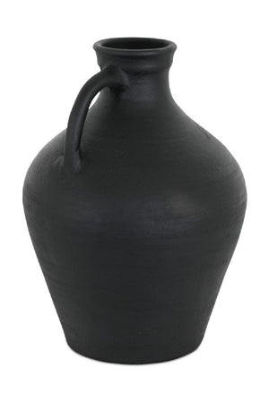   Modern European furniture - Black Terracotta Vase - www.oroa.com | Oroa.com