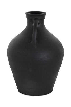   Modern European furniture - Black Terracotta Vase - www.oroa.com | Oroa.com