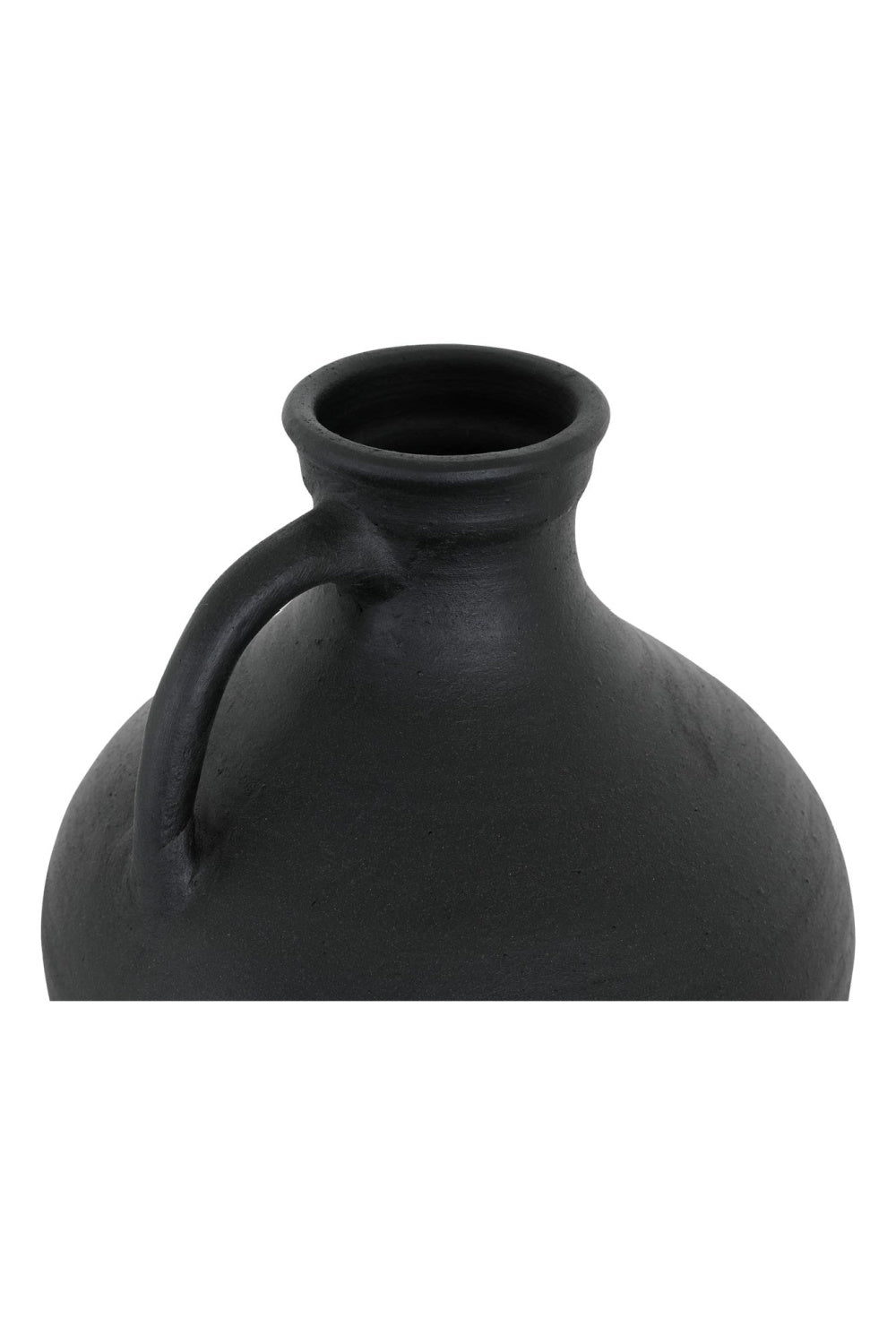   Modern European furniture - Black Terracotta Vase - www.oroa.com | Oroa.com
