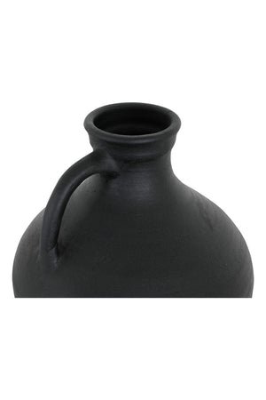   Modern European furniture - Black Terracotta Vase - www.oroa.com | Oroa.com