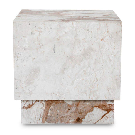   Modern European furniture - Italian Marble Square Side Table - www.oroa.com | Oroa.com