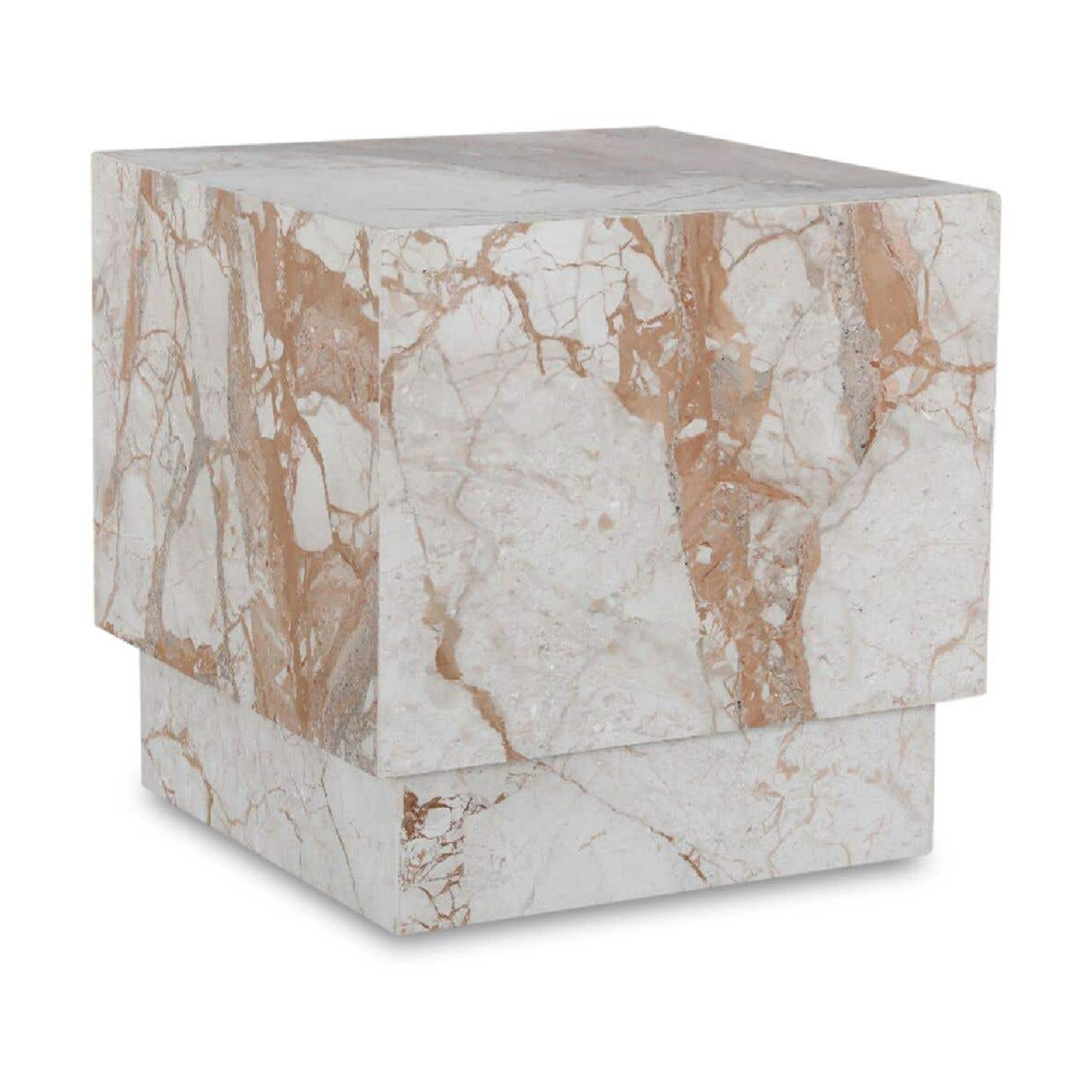   Modern European furniture - Italian Marble Square Side Table - www.oroa.com | Oroa.com