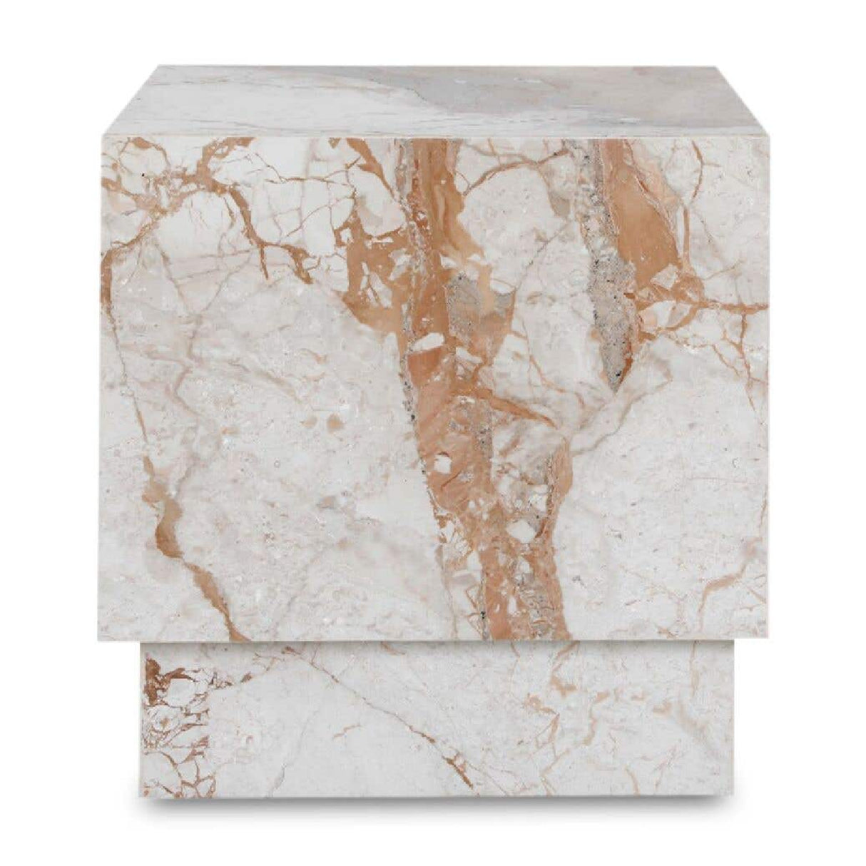   Modern European furniture - Italian Marble Square Side Table - www.oroa.com | Oroa.com