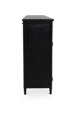   Modern European furniture - Black Metal 4-Door Sideboard - www.oroa.com | Oroa.com
