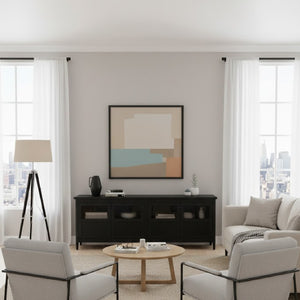   Modern European furniture - Natural Oak Rectangular Media Unit - www.oroa.com | Oroa.com
