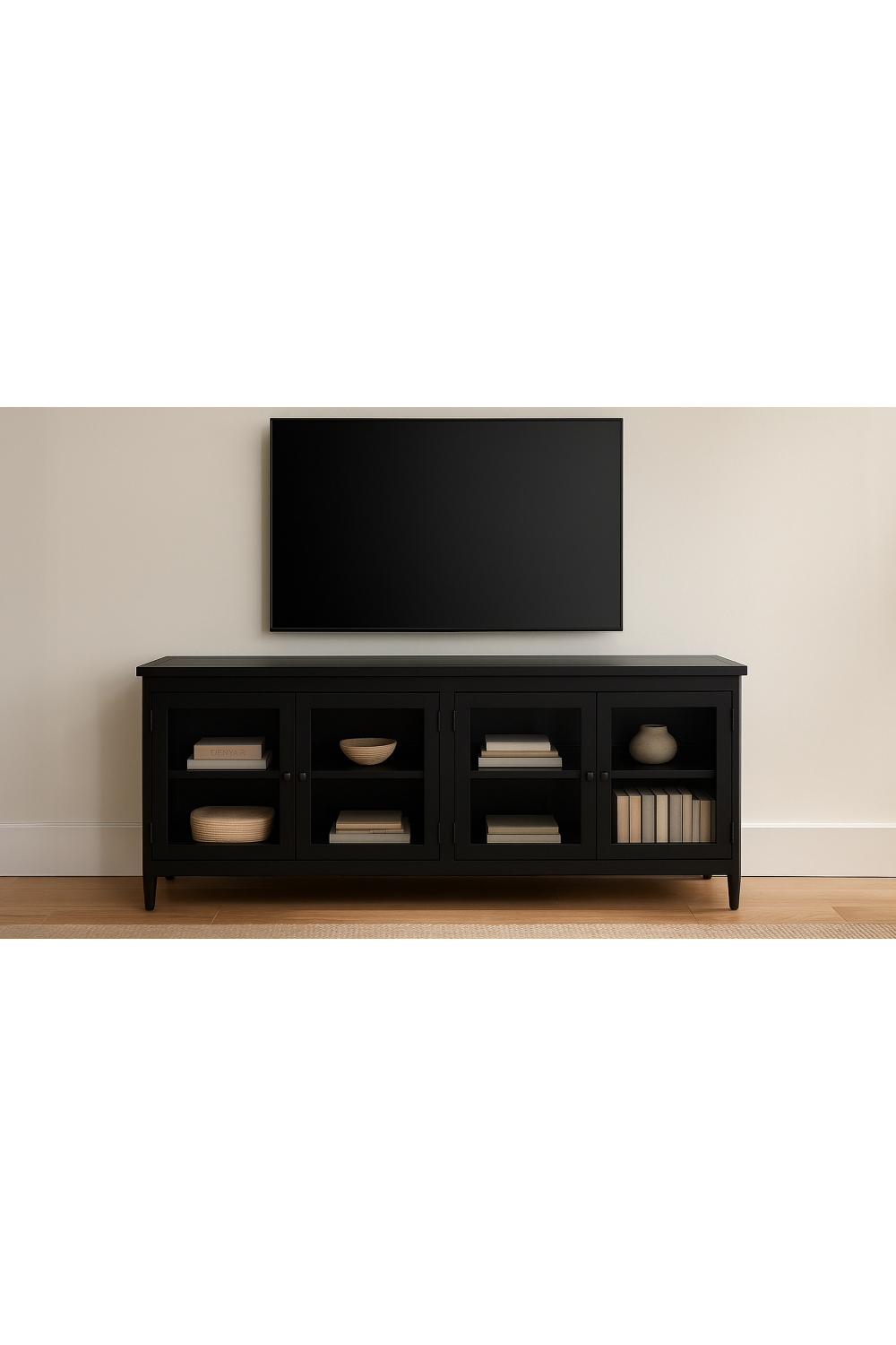  Modern European furniture - Natural Oak Rectangular Media Unit - www.oroa.com | Oroa.com