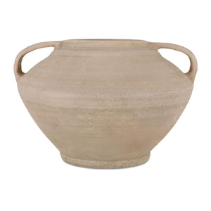   Beige Terracotta Classic Vase | Oroa.com