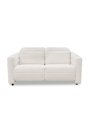   Modern European furniture - Channeled Power Recliner Sofa - www.oroa.com | Oroa.com