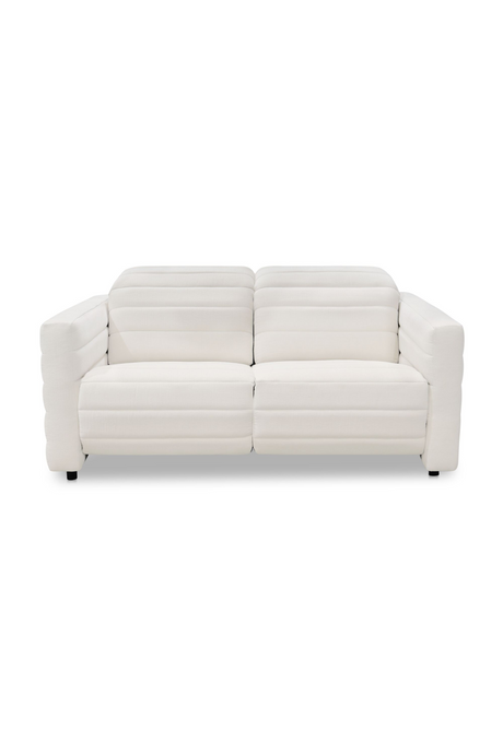   Modern European furniture - Channeled Power Recliner Sofa - www.oroa.com | Oroa.com