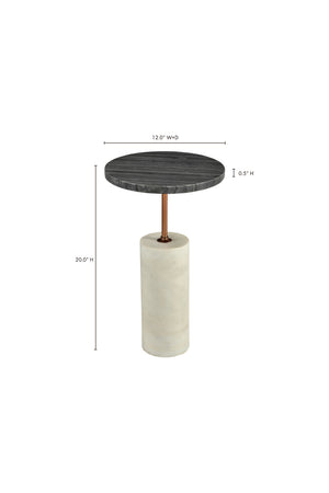   Modern European furniture - Gray Marble Accent Table - www.oroa.com | Oroa.com
