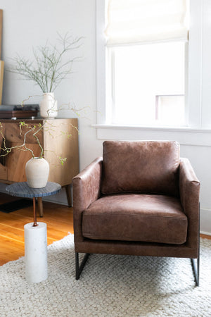   Modern European furniture - Gray Marble Accent Table - www.oroa.com | Oroa.com
