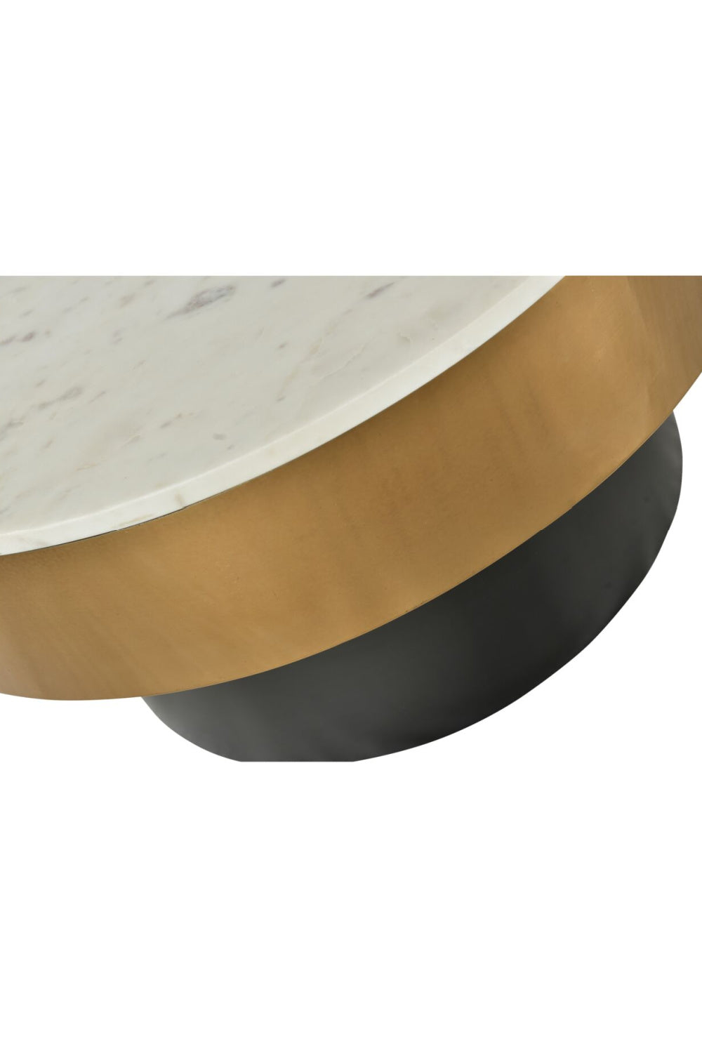   Modern European furniture - Gold Rimmed Marble Coffee Table - www.oroa.com | Oroa.com